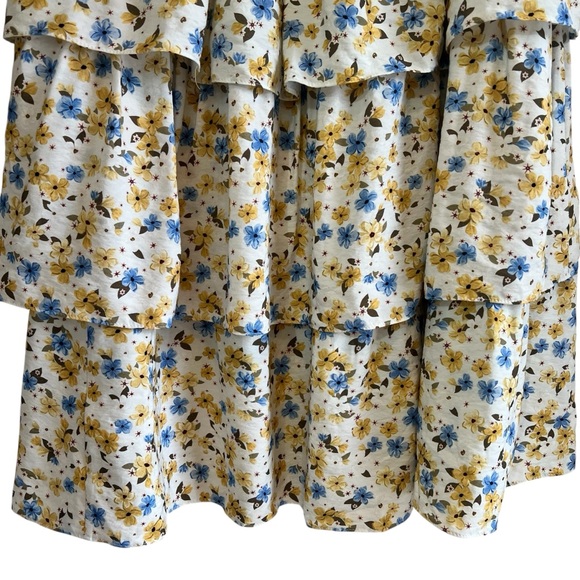 Wilfred floral print Volume midi Skirt tiered ruffle size S excellent condition - Picture 12 of 14